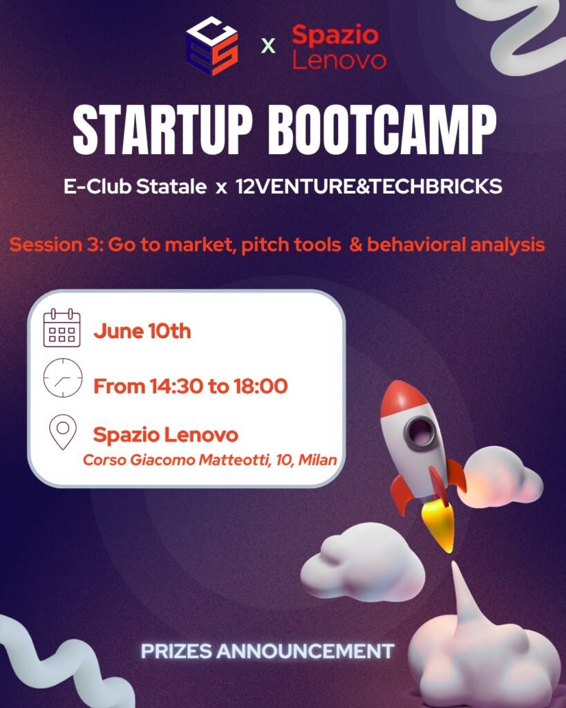 ECLUB STATALE STARTUP BOOTCAMP #3